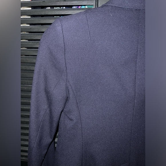 Banana Republic Navy Petite Wool Blazer Size 00 - Picture 9 of 13